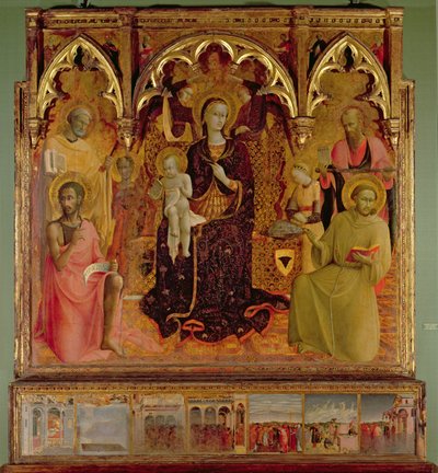 Retable de la Madone des Neiges, vers 1430-32 - Stefano Sassetta